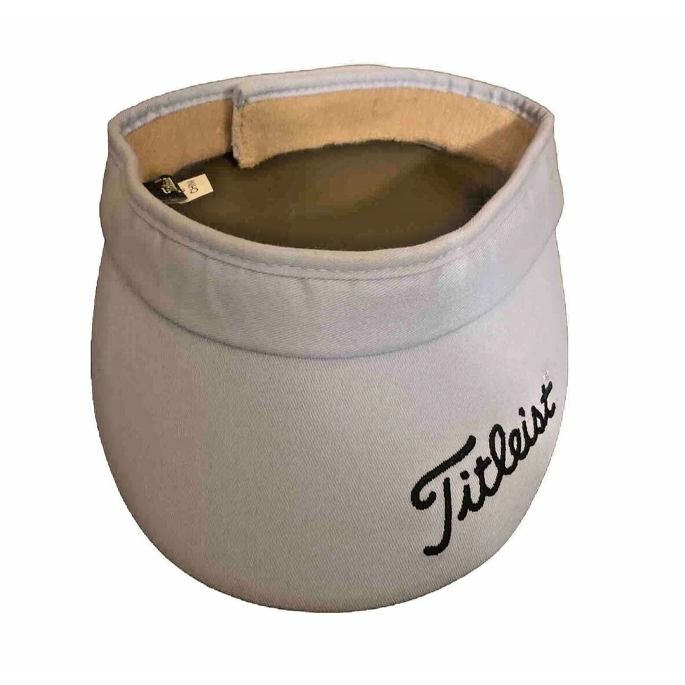 Titleist Golf Visor Unisex Light Blue Adjustable Terry cloth lining embroidered